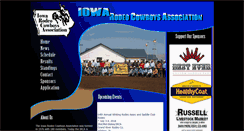 Desktop Screenshot of iowarodeocowboysassociation.com